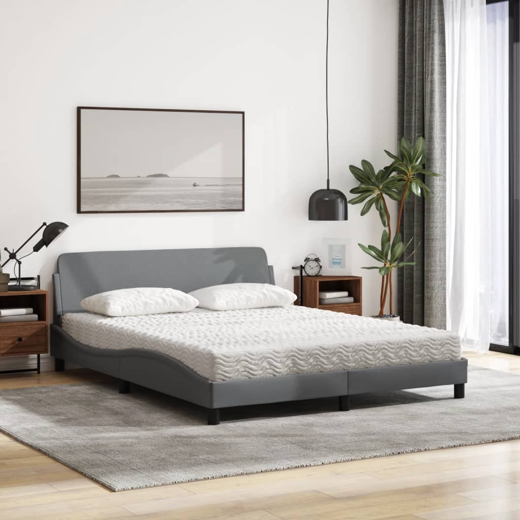 Letto Con Materasso Dover Tessuto