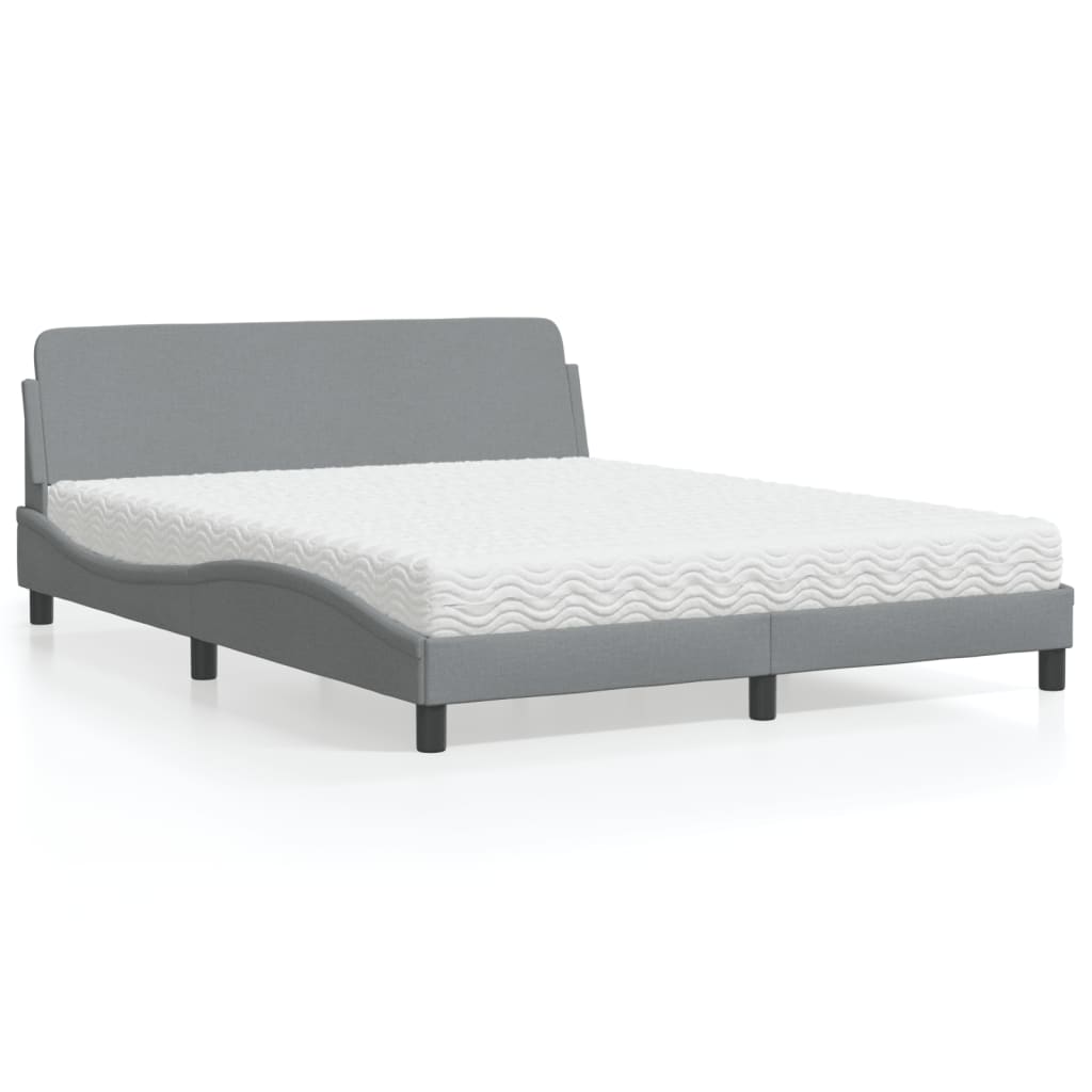 Letto Con Materasso Dover Tessuto