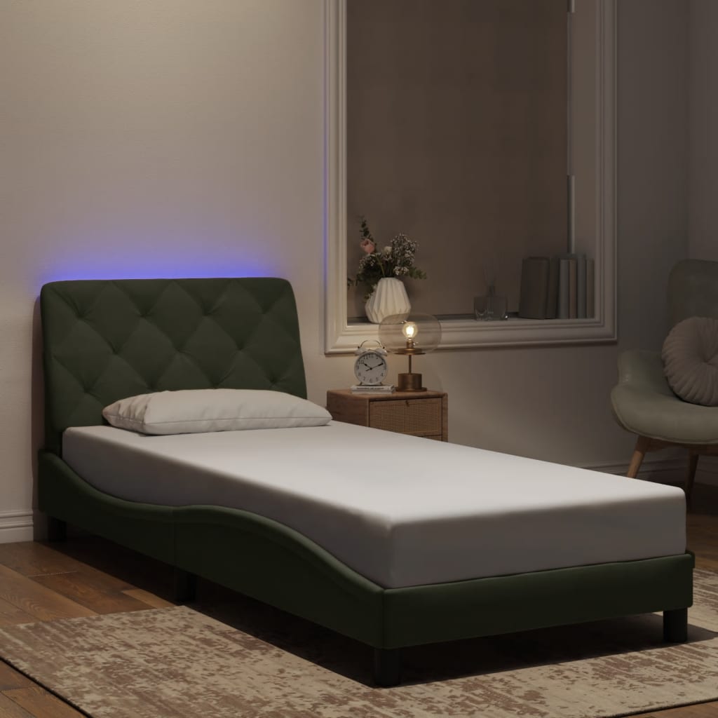 Giroletto Con Led Senza Materasso In Velluto