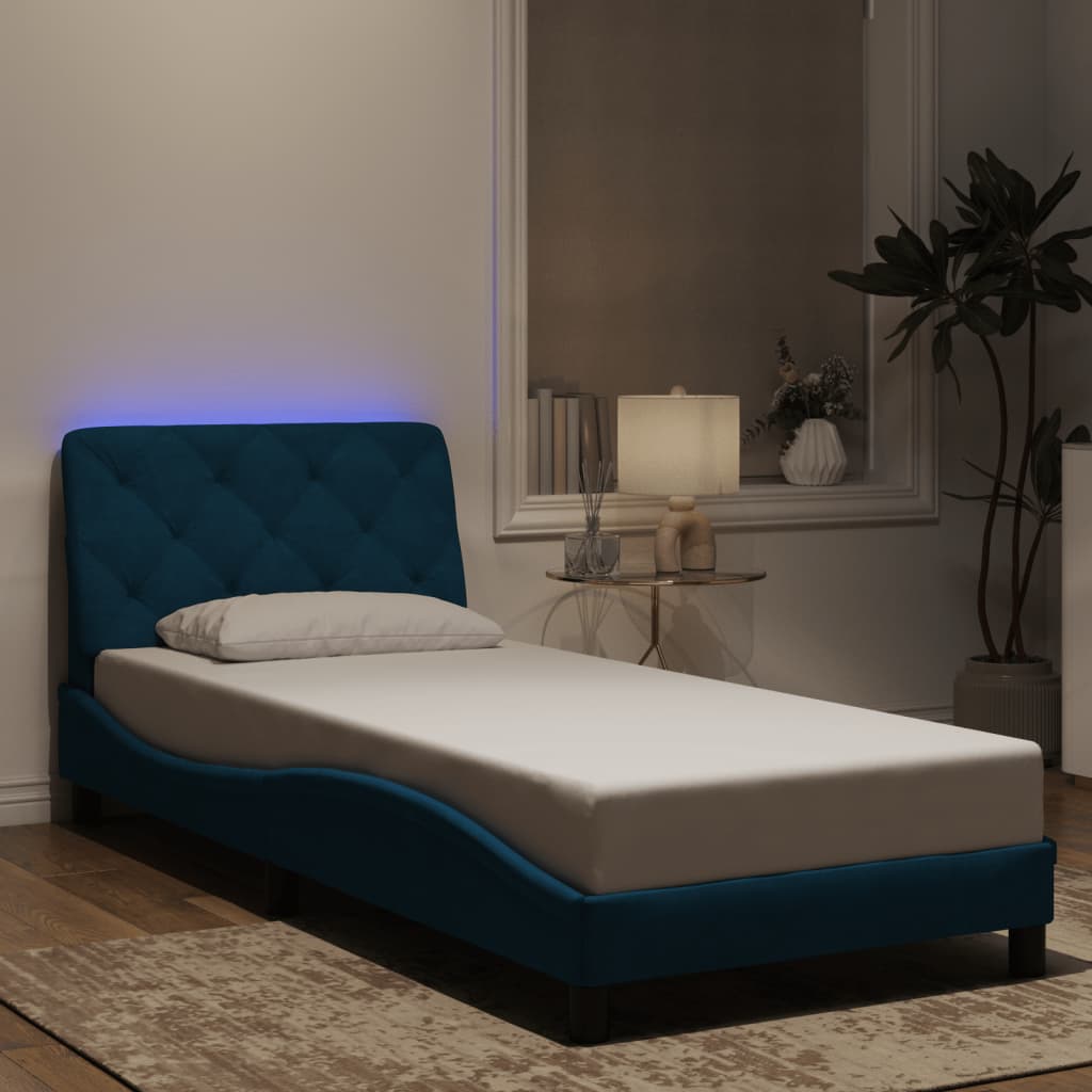Giroletto Con Led Senza Materasso In Velluto