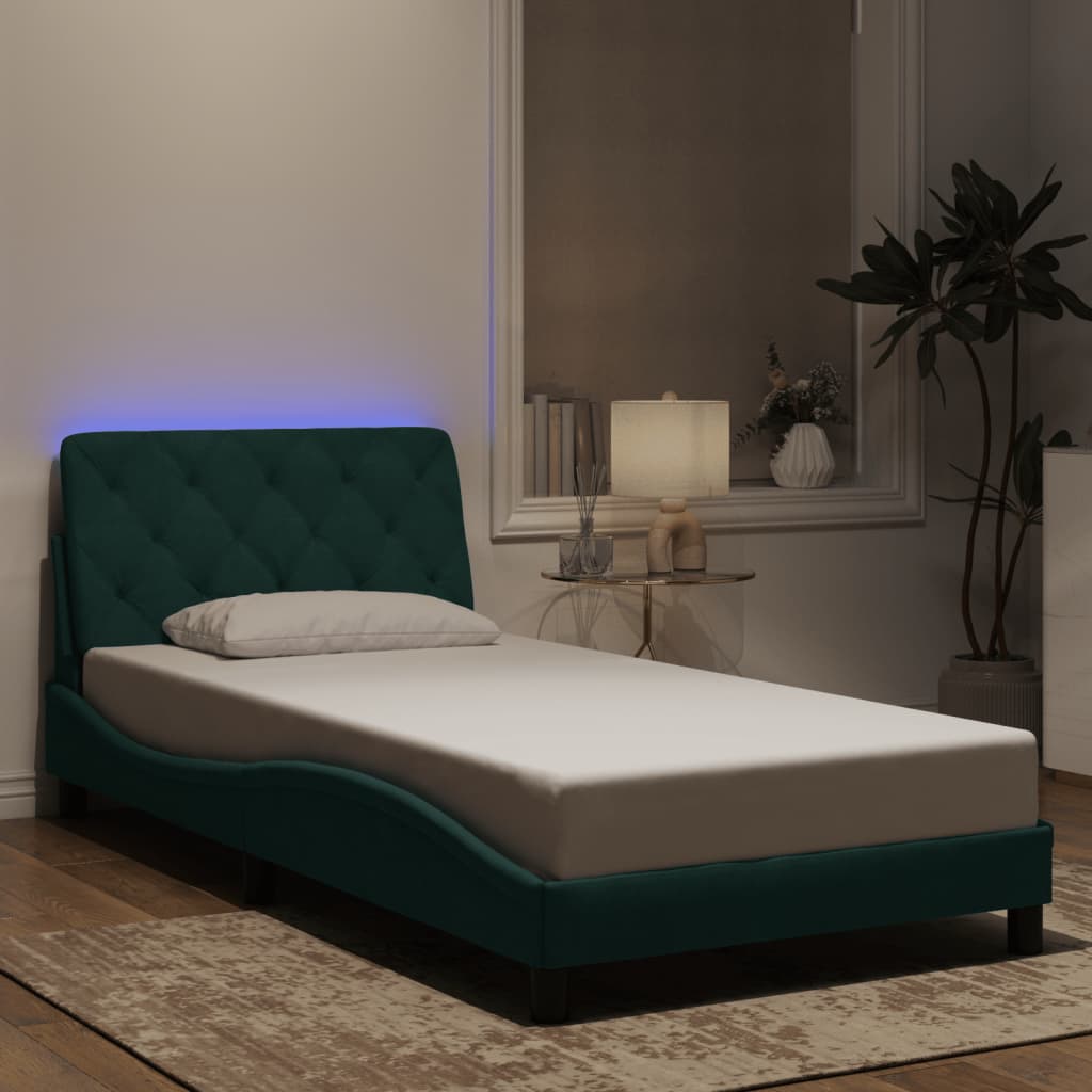 Giroletto Con Led Senza Materasso In Velluto