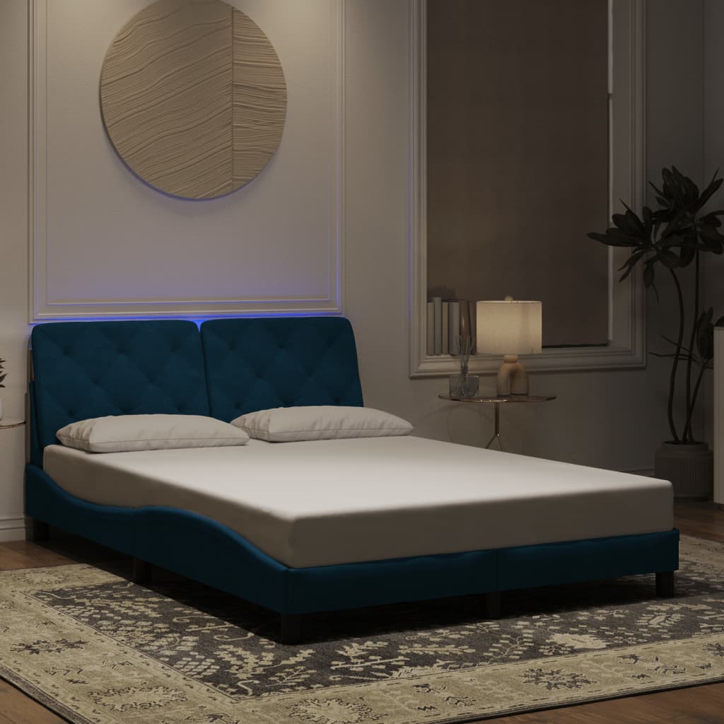Giroletto Con Led Senza Materasso In Velluto