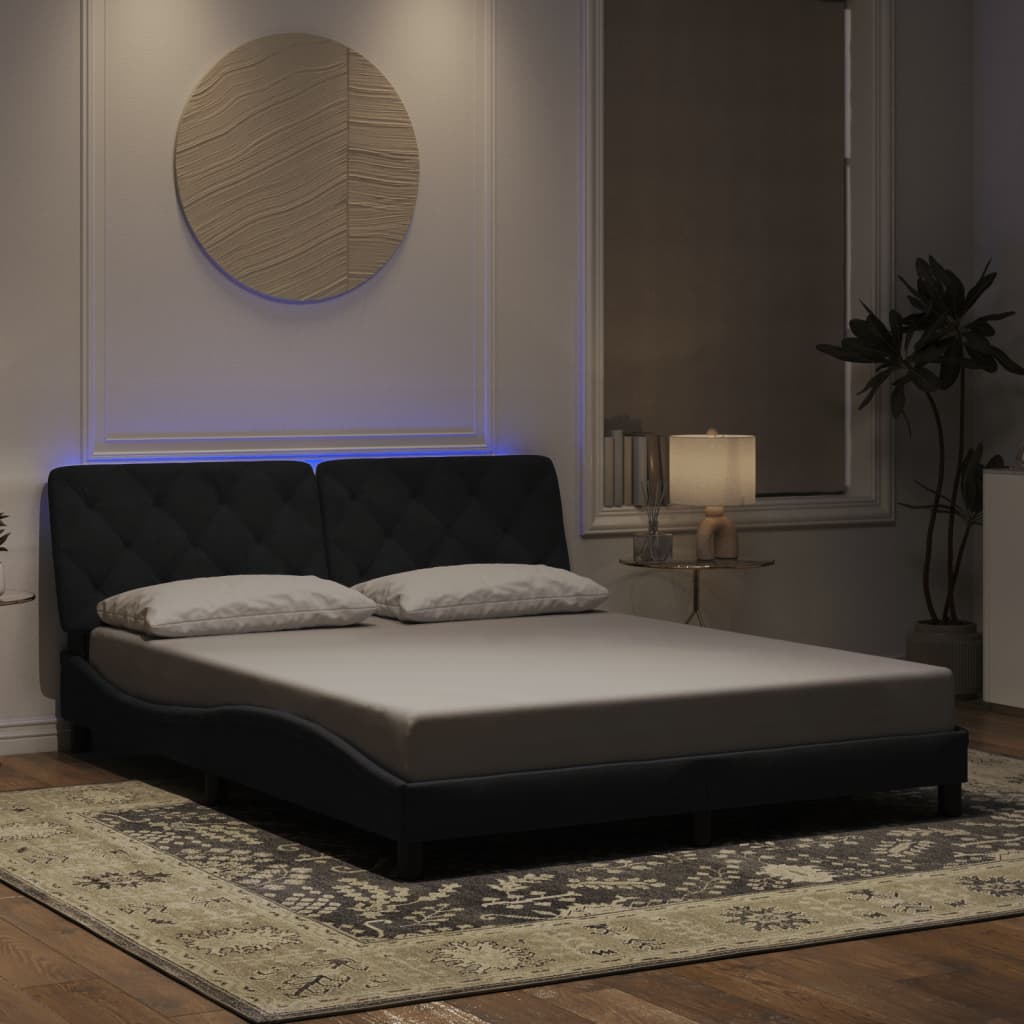 Giroletto Con Led Senza Materasso In Velluto