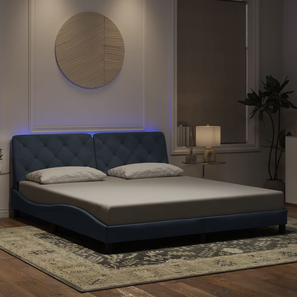 Giroletto Con Led Senza Materasso In Velluto