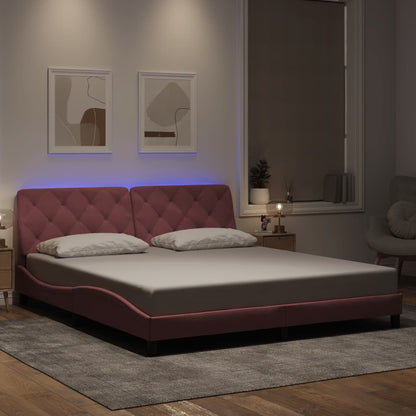 Giroletto Con Led Senza Materasso In Velluto
