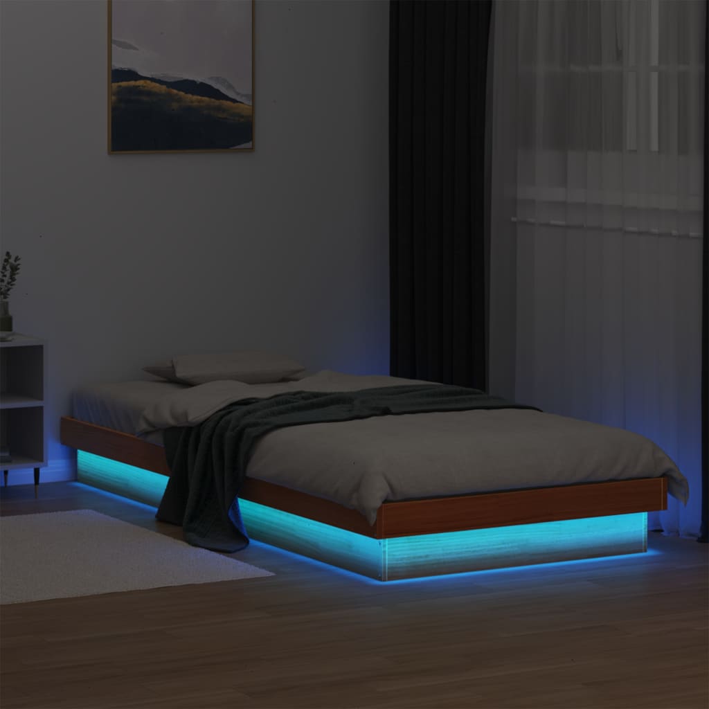 Giroletto Con Led In Legno Massello