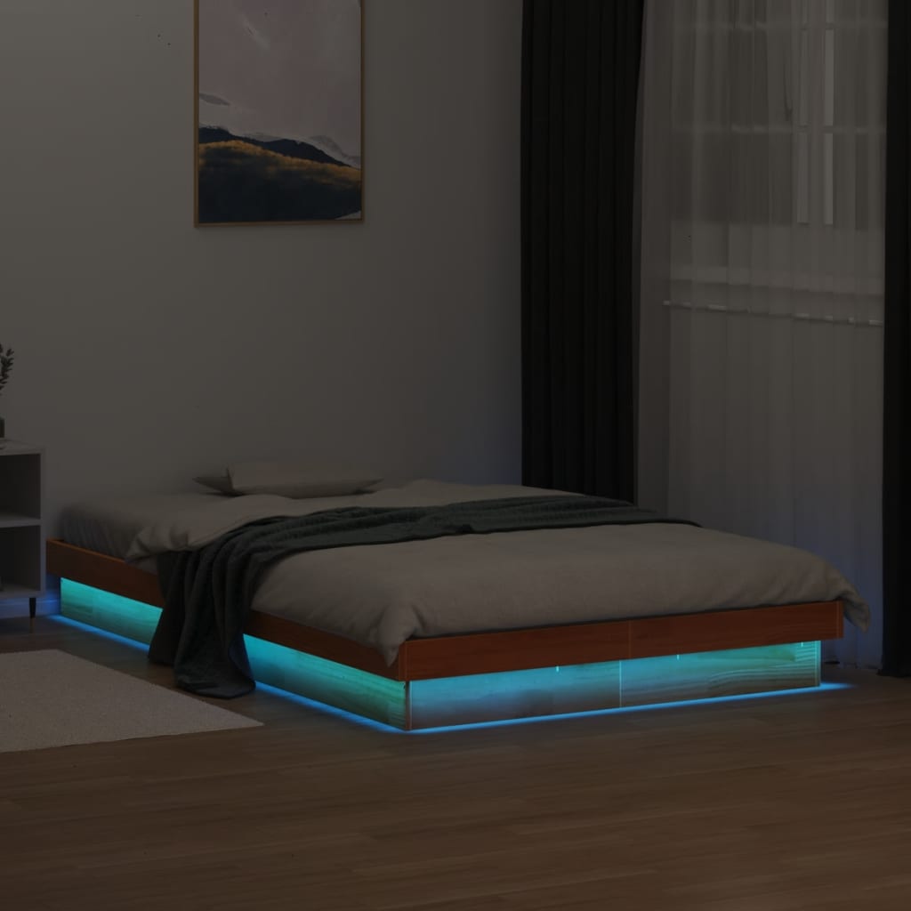 Giroletto Con Led In Legno Massello