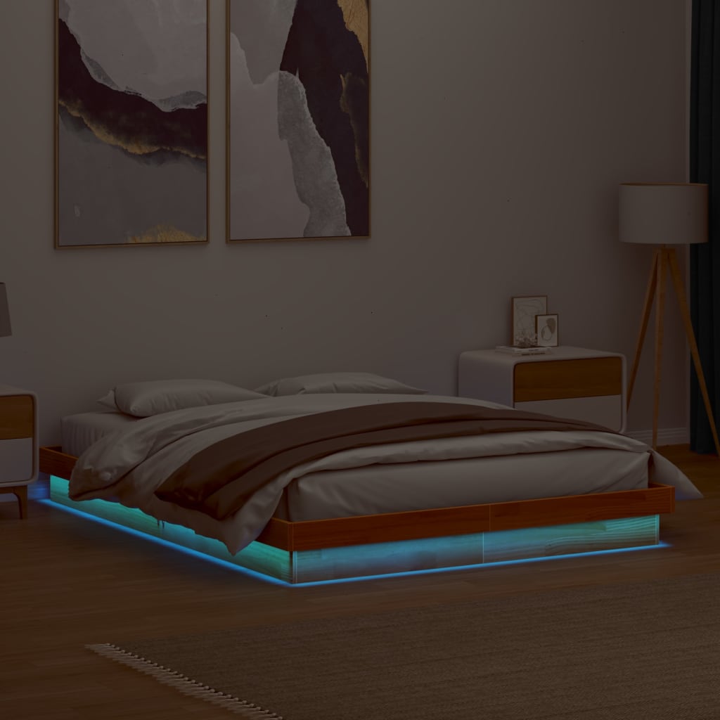 Giroletto Con Led In Legno Massello
