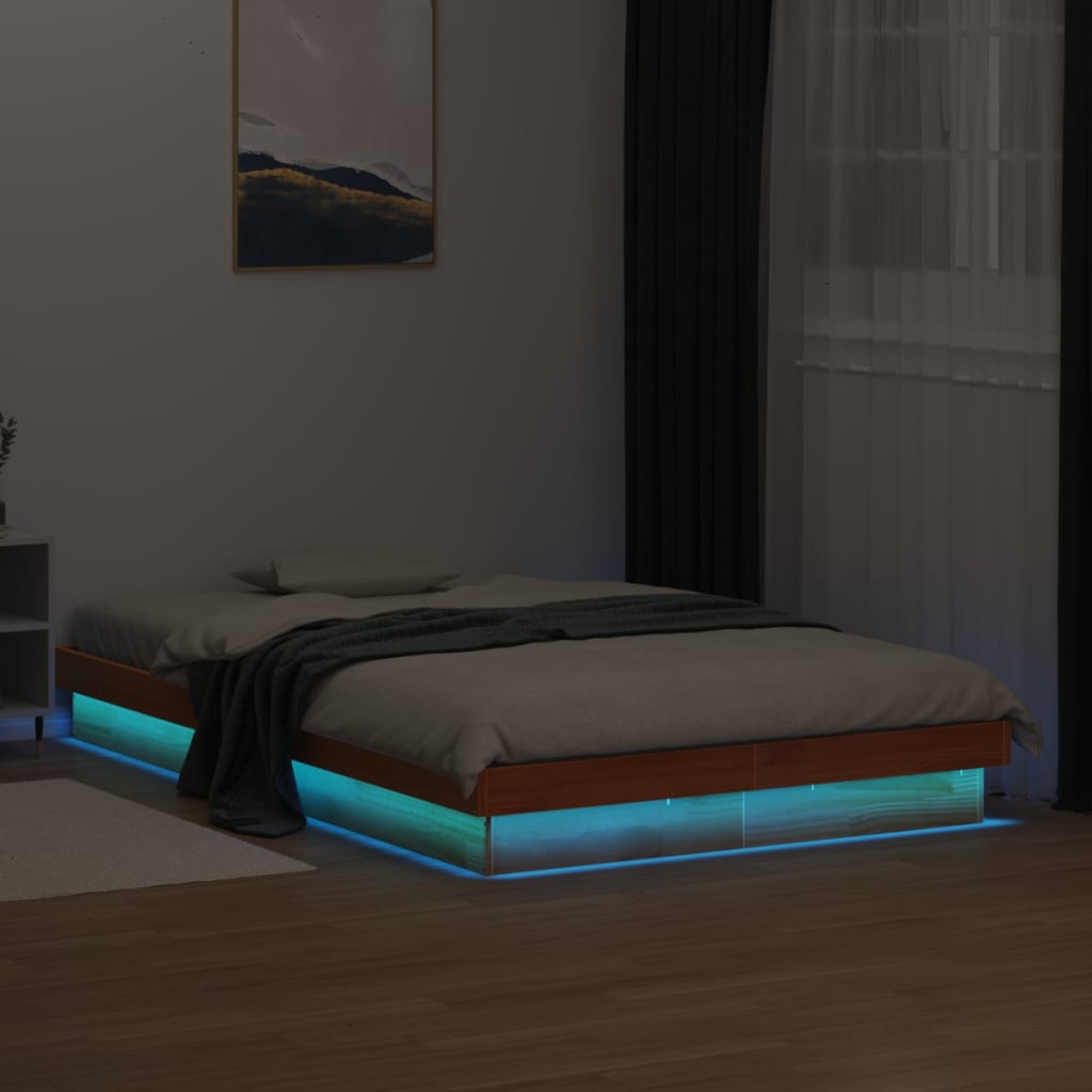 Giroletto Con Led In Legno Massello