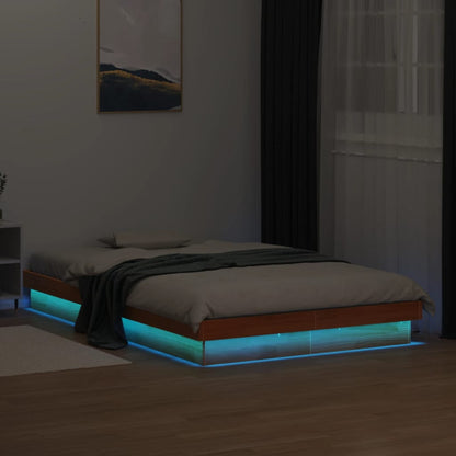 Giroletto Con Led In Legno Massello