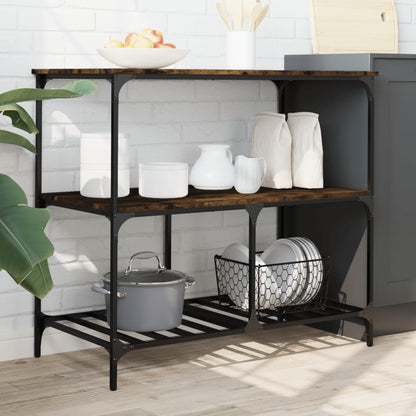 Carrello Da Cucina 100X50X95Cm In Legno Multistrato