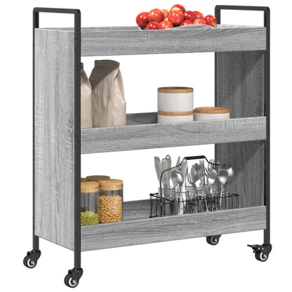 Carrello Da Cucina 70X30X82 Cm Legno Multistrato