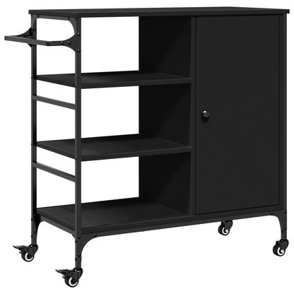 Carrello Da Cucina 87,5X38,5X84,5 Cm In Legno Multistrato