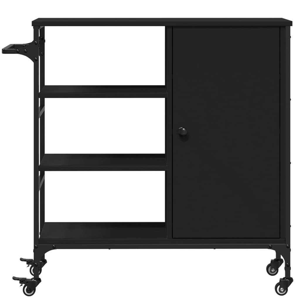 Carrello Da Cucina 87,5X38,5X84,5 Cm In Legno Multistrato