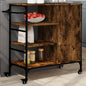 Carrello Da Cucina 87,5X38,5X84,5 Cm In Legno Multistrato