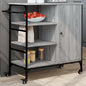 Carrello Da Cucina 87,5X38,5X84,5 Cm In Legno Multistrato