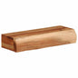 Mensole Da Parete 2 Pz In Legno Massello Di Acacia