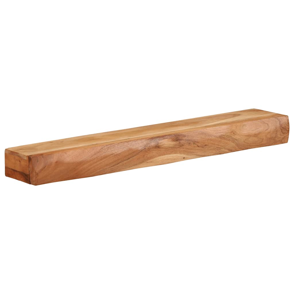Mensole Da Parete 2 Pz In Legno Massello Di Acacia