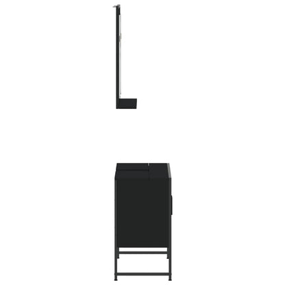 Set Mobili Da Bagno 2 Pz In Legno Multistrato
