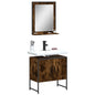 Set Mobili Da Bagno 2 Pz In Legno Multistrato