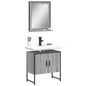 Set Mobili Da Bagno 2 Pz In Legno Multistrato