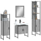 Set Mobili Da Bagno 4 Pz In Legno Multistrato