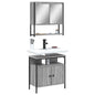 Set Mobili Da Bagno 2 Pz In Legno Multistrato