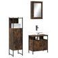 Set Mobili Da Bagno 3 Pz In Legno Multistrato
