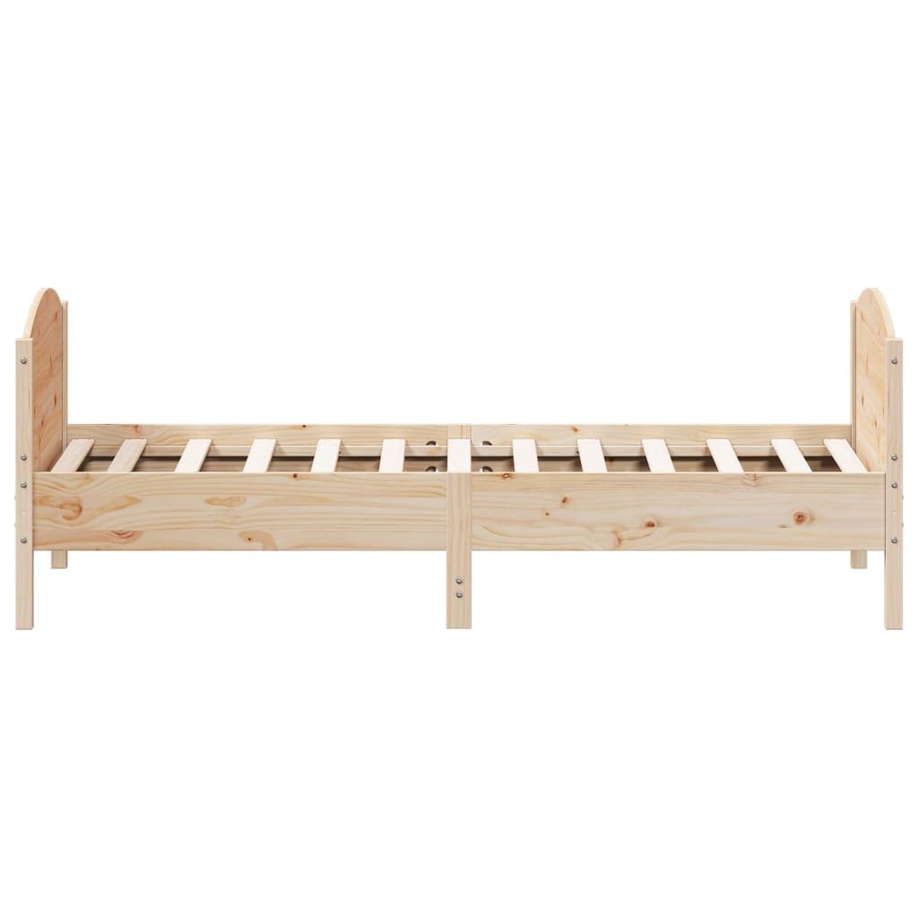 Letto Senza Materasso In Legno Massello Di Pino