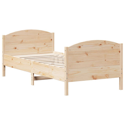 Letto Senza Materasso In Legno Massello Di Pino