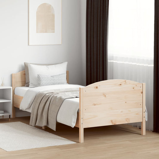 Letto Senza Materasso In Legno Massello Di Pino