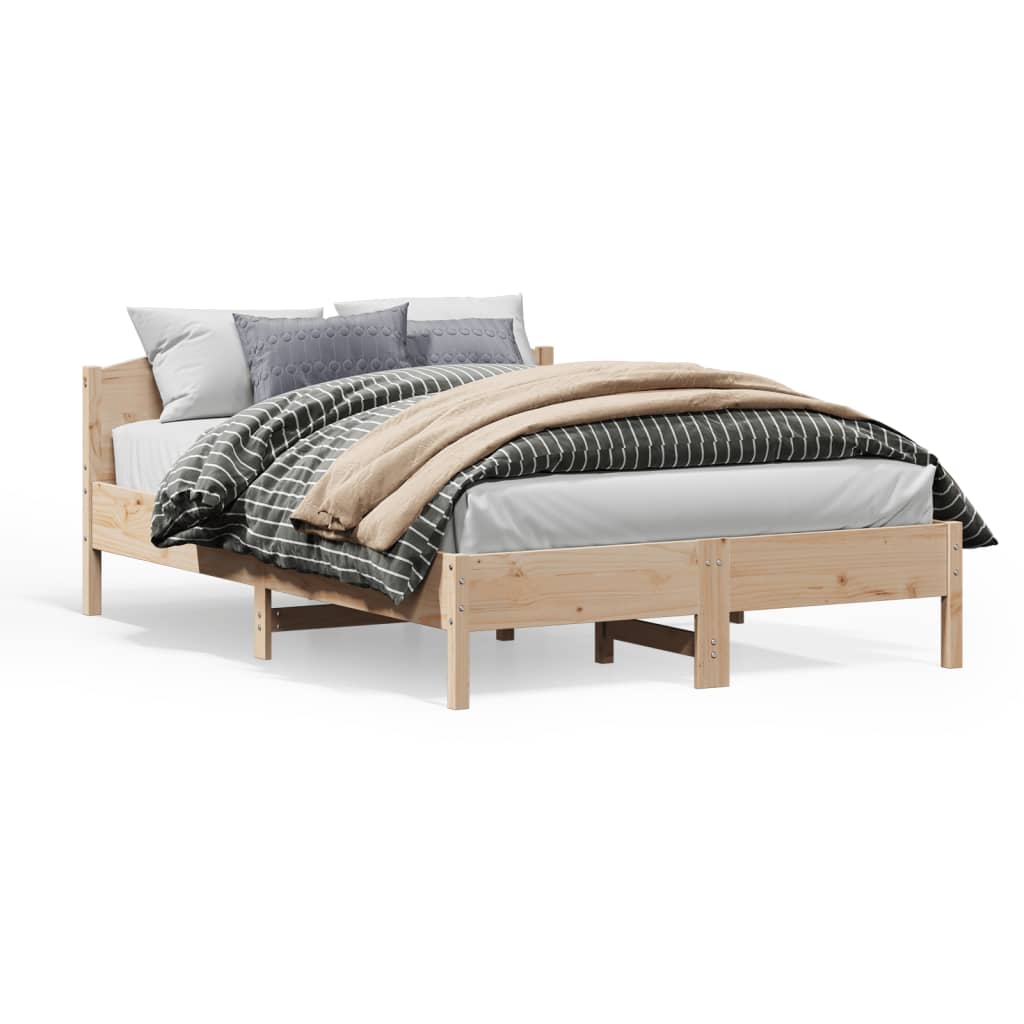 Letto Senza Materasso In Legno Massello Di Pino