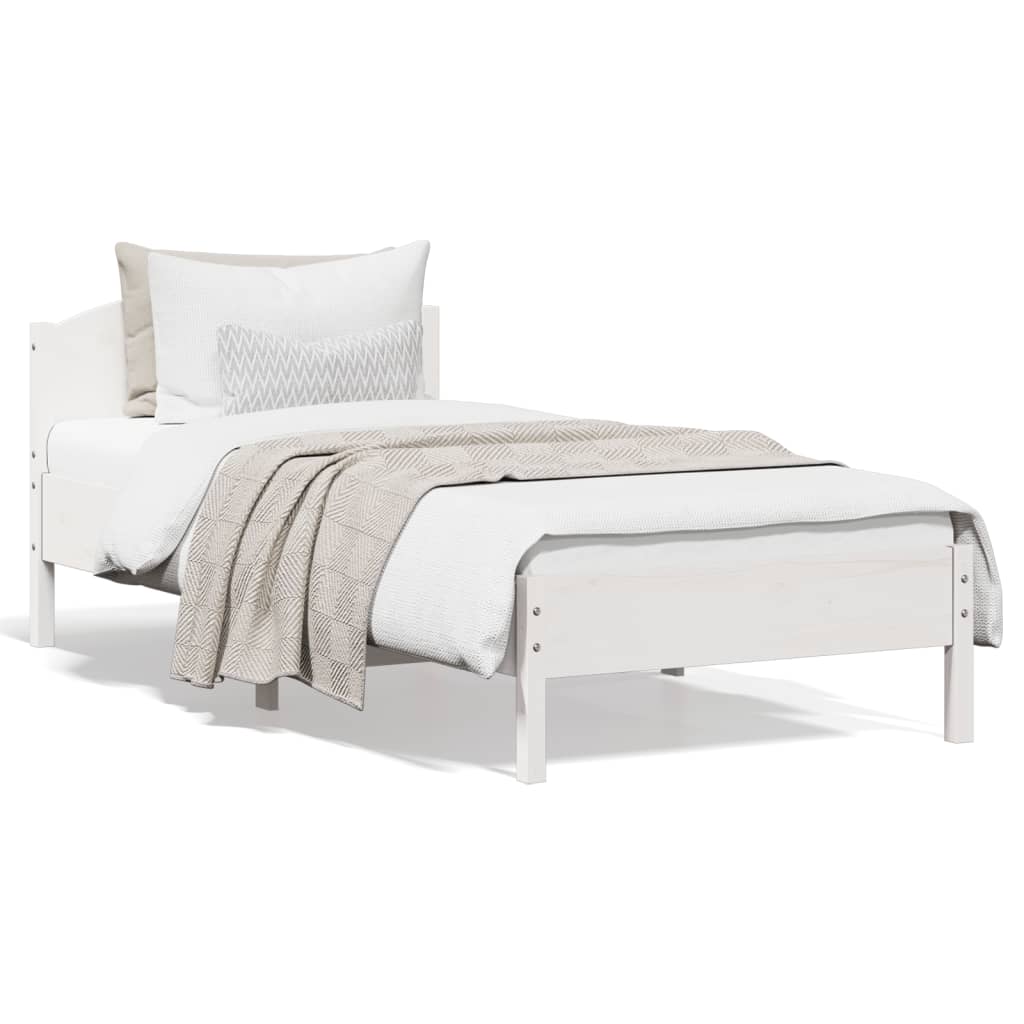 Letto Senza Materasso In Legno Massello Di Pino