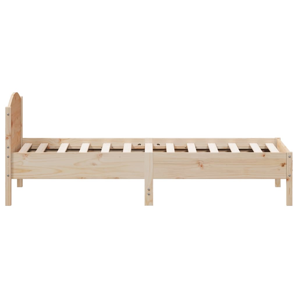 Letto Senza Materasso In Legno Massello Di Pino