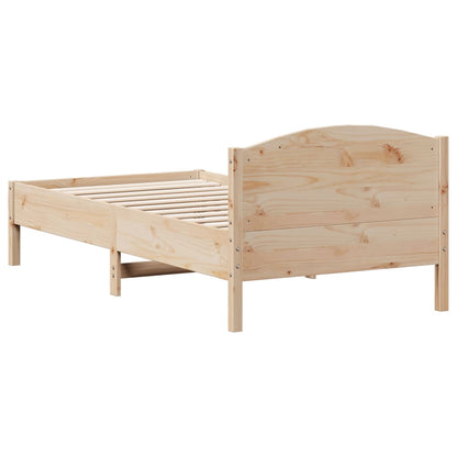 Letto Senza Materasso In Legno Massello Di Pino