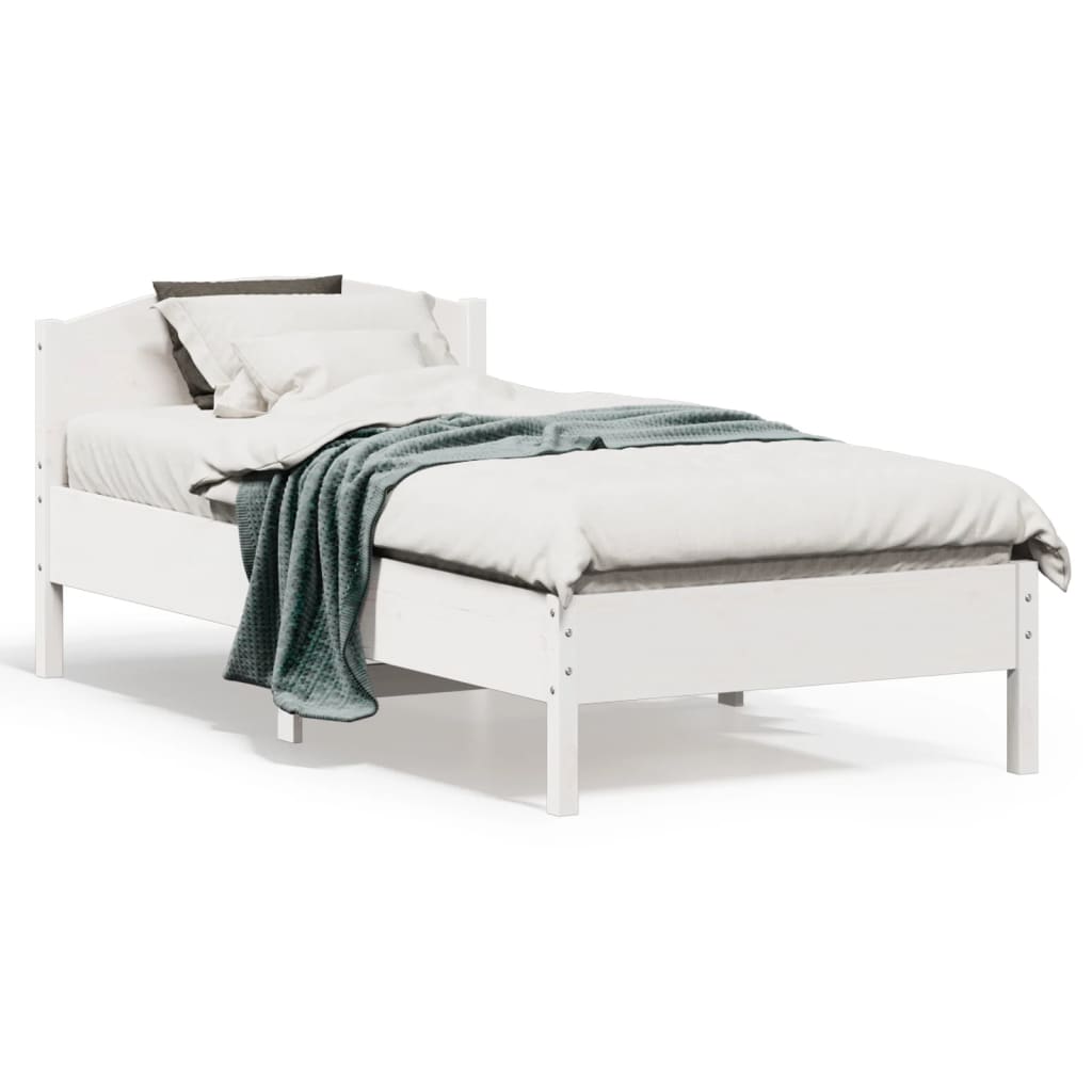 Letto Senza Materasso In Legno Massello Di Pino
