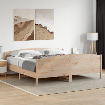 Letto Senza Materasso In Legno Massello Di Pino