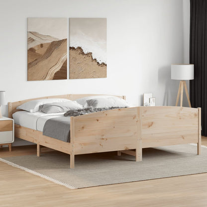 Letto Senza Materasso In Legno Massello Di Pino