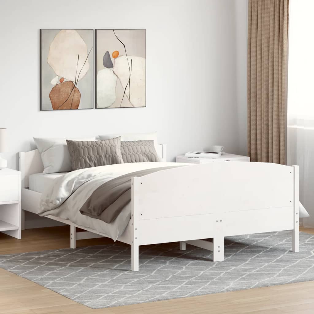 Letto Senza Materasso In Legno Massello Di Pino