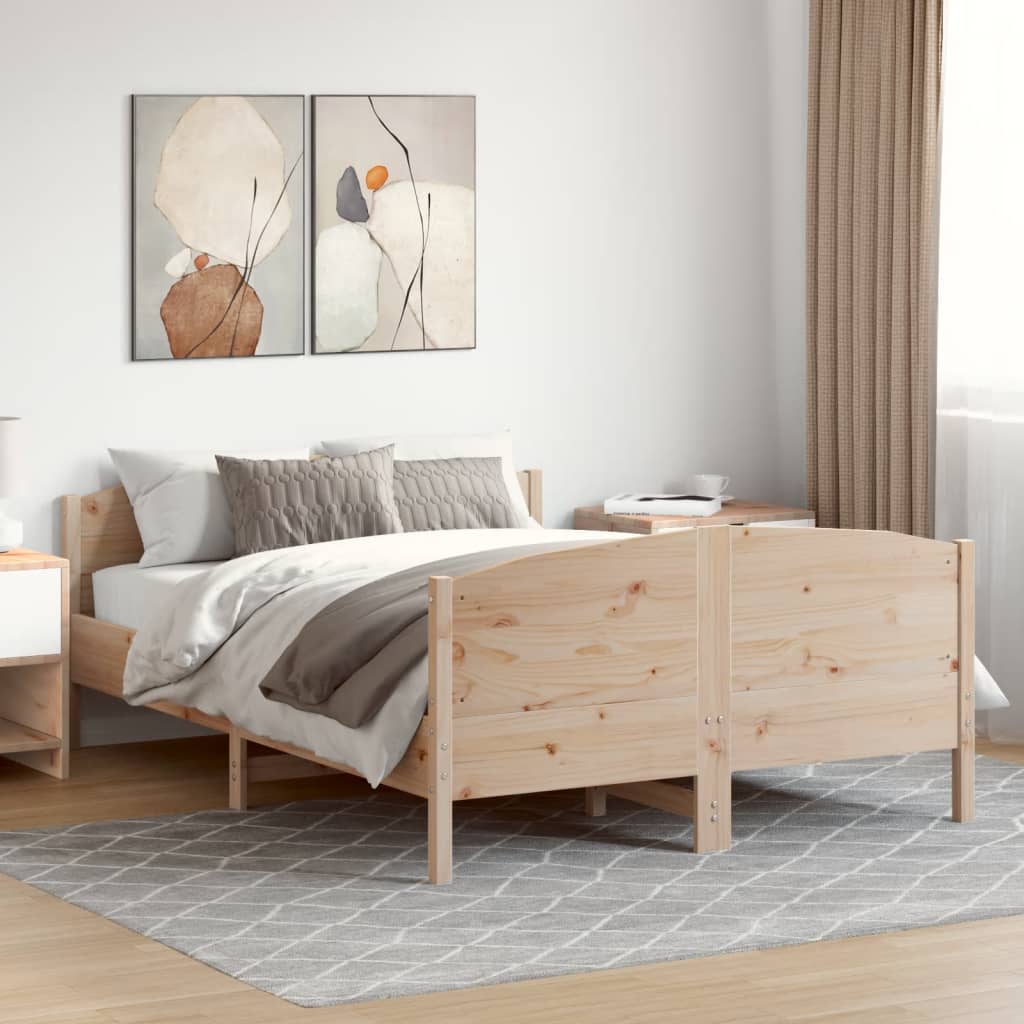 Letto Senza Materasso In Legno Massello Di Pino