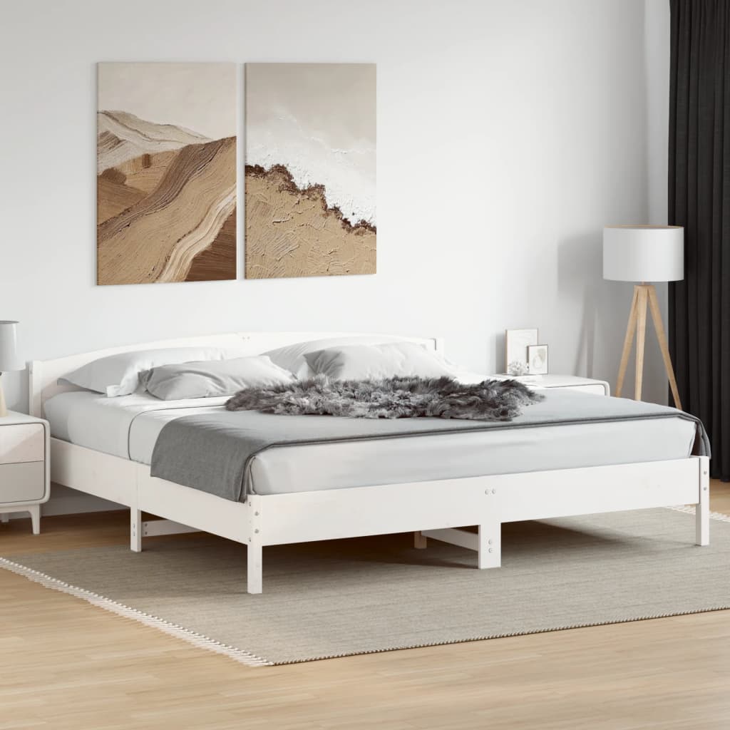 Letto Senza Materasso In Legno Massello Di Pino