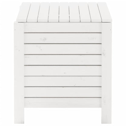 Contenitore Con Coperchio Rana 100X49X54Cm Massello Pino Bianco