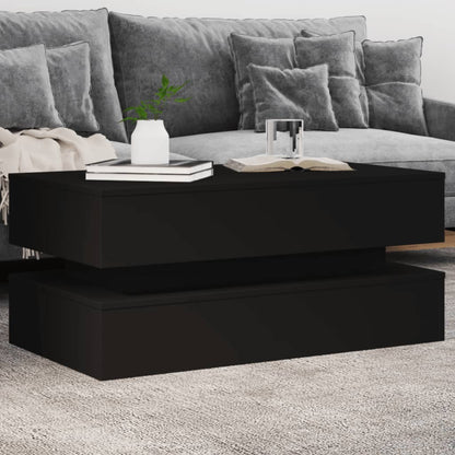 Tavolino Da Salotto Con Luci Led 90X50X40 Cm