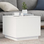 Tavolino Da Salotto Con Luci Led 90X50X40 Cm