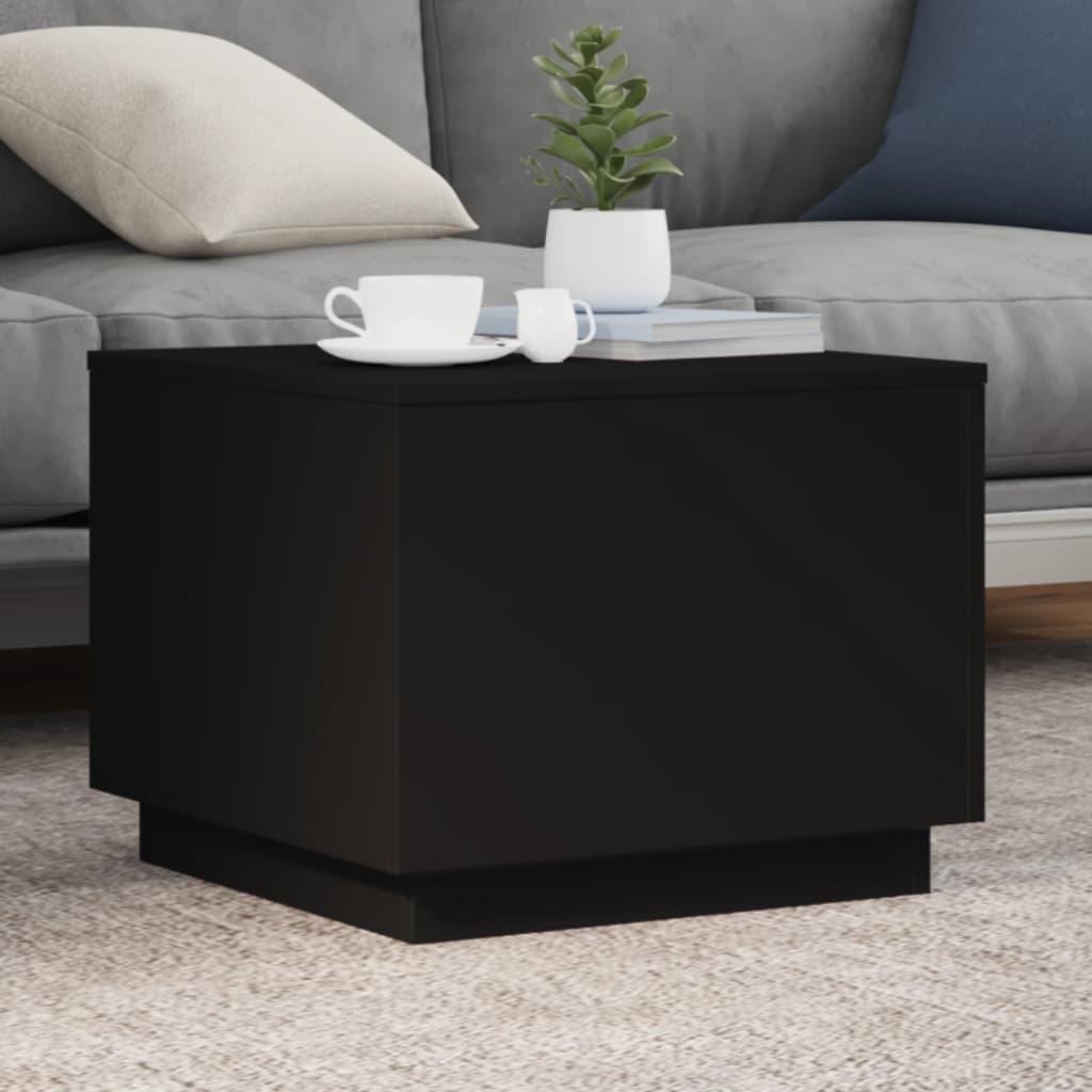 Tavolino Da Salotto Con Luci Led 90X50X40 Cm