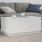 Tavolino Da Salotto Con Luci Led 90X50X40 Cm