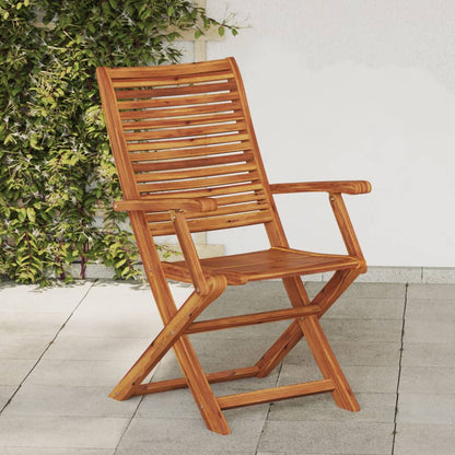 Sedie Da Giardino Pieghevoli 6 Pz 51X66X95 Cm Legno Di Acacia