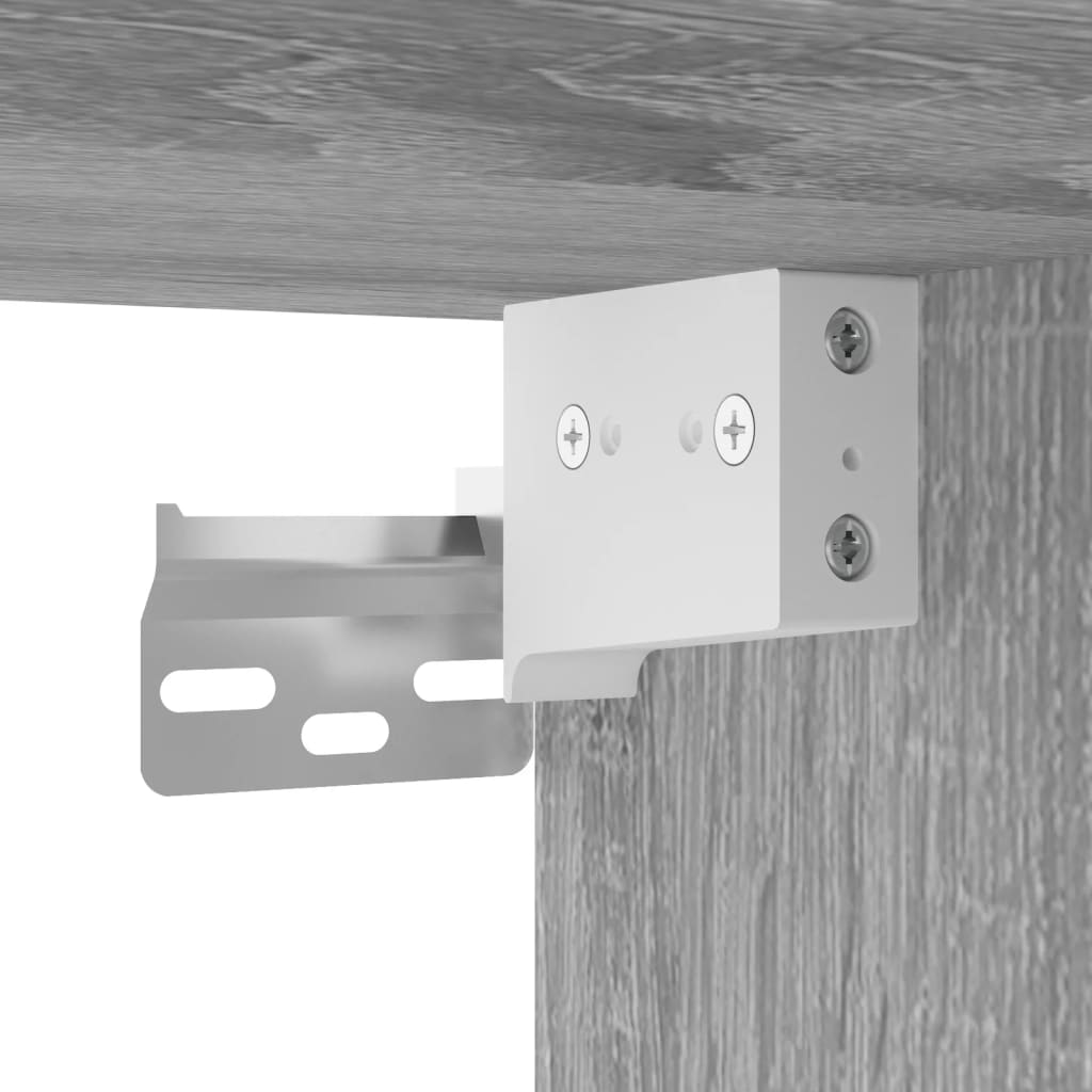 Mobili Tv A Muro Con Led 5Pz In Legno Multistrato