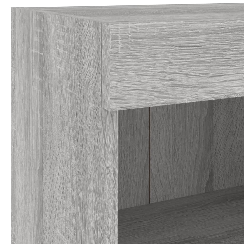Mobili Tv A Muro Con Led 5Pz In Legno Multistrato