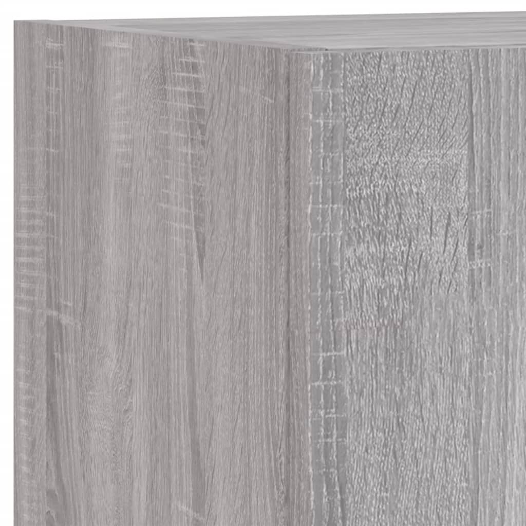 Mobili Tv A Muro Con Led 4Pz In Legno Multistrato